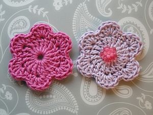 WINTER COSMOS & LEAF crochet flower Ring Single Triplet & Double