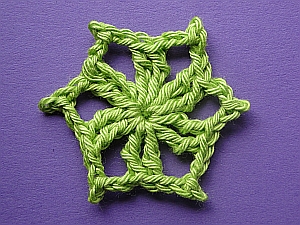 Free Crochet Flower Wheel Pattern